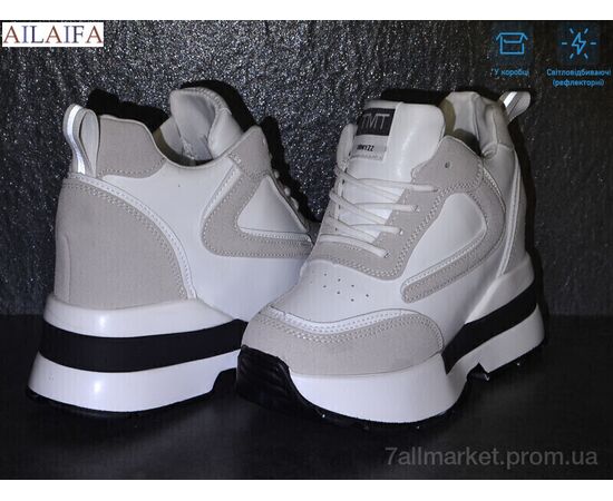 Фотография Сникерсы женские молодежные Весна/осень BL31 (8 пар р.36-40) "Ailaifa" недорого оптом от прямого поставщика, изображение 2