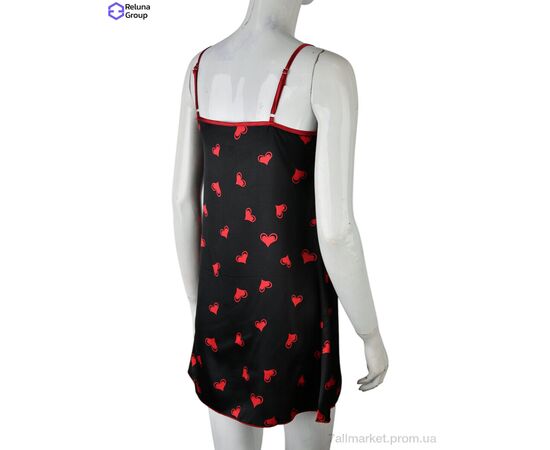 Фотография Ночная рубашка Лето 70283 black (5 шт. р.сетка M-3XL) "Reluna Group" недорого оптом от прямого поставщика, изображение 2