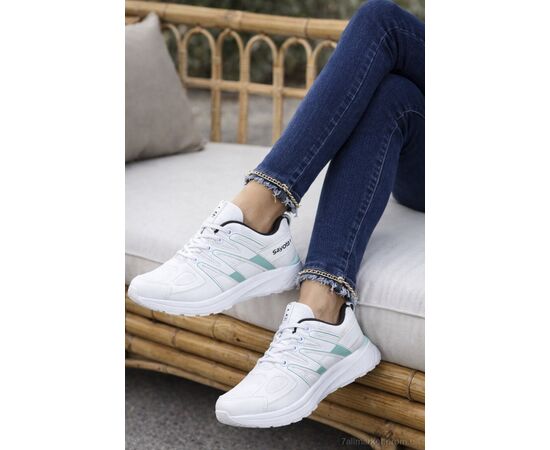 Фотография Кроссовки женские модные Весна/осень 0229-8 піна (8 пар р.36-41) "Захар-Gold" недорого оптом от прямого поставщика, изображение 2