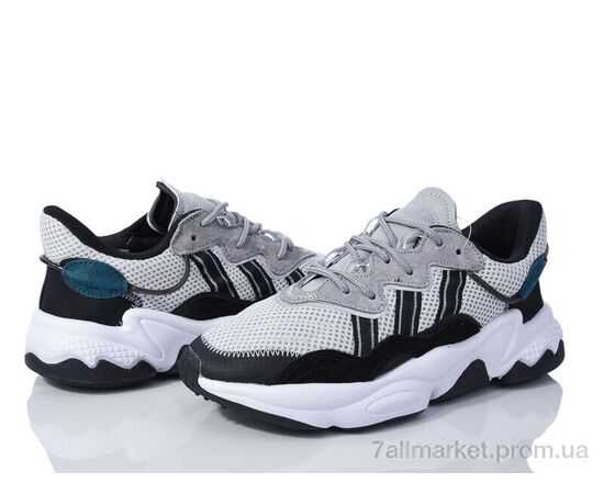 Фотография Кроссовки женские модные Весна/осень HD28(7824-1)-4 grey-black (8 пар р.36-41) "Violeta" недорого оптом от прямого поставщика, изображение 2