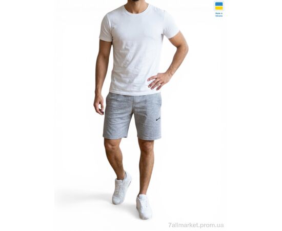 Фотография Шорты мужские Лето Ш02NI св.сірий (5 шт. р.сетка 48-56) "Sport style" недорого оптом от прямого поставщика, изображение 2