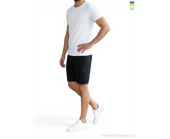 Фотография Шорты мужские Лето Ш02PU чорний (5 шт. р.сетка 46-54) "Sport style" недорого оптом от прямого поставщика, изображение 2