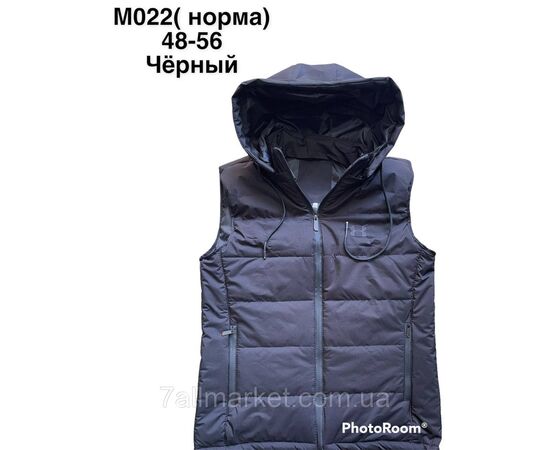 Жилетка чоловіча демісезонна стьобана, розміри 48-56 (3кв) "L&K" купити недорого від прямого постачальника, зображення 3
