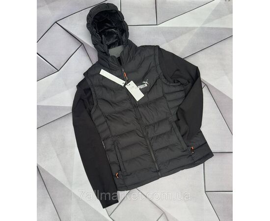 Жилетка чоловіча плащівка, стьобана р-ри L-4XL (2кв) "MACCALI" недорого від прямого постачальника, зображення 2