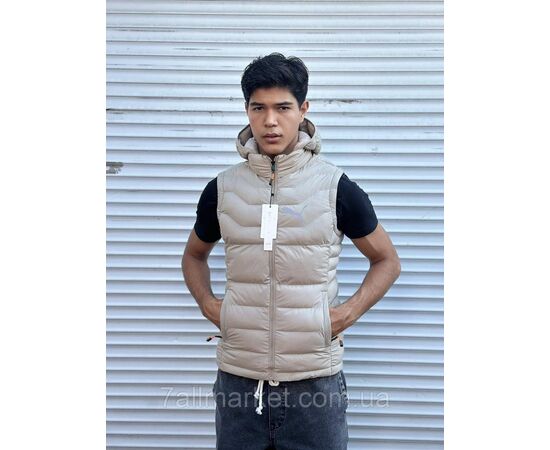 Жилетка чоловіча плащівка, стьобана р-ри L-4XL (4кв) "MACCALI" недорого від прямого постачальника, зображення 2