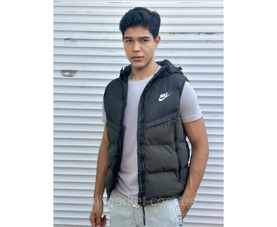 Жилетка чоловіча плащівка, стьобана р-ри L-4XL (3кв) "MACCALI" недорого від прямого постачальника, зображення 3