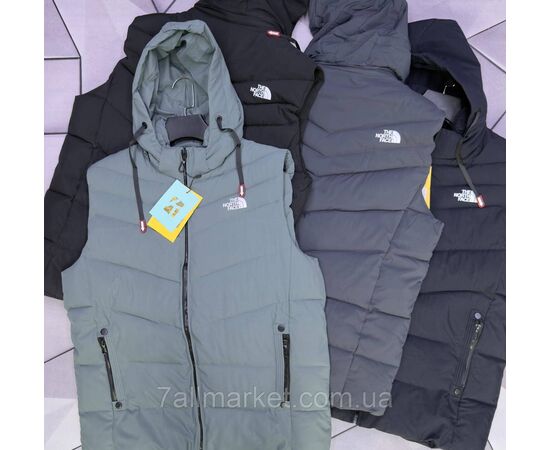 Жилетка чоловіча плащівка, р-ри 5XL-9XL (4кв) "MACCALI" недорого від прямого постачальника, зображення 4