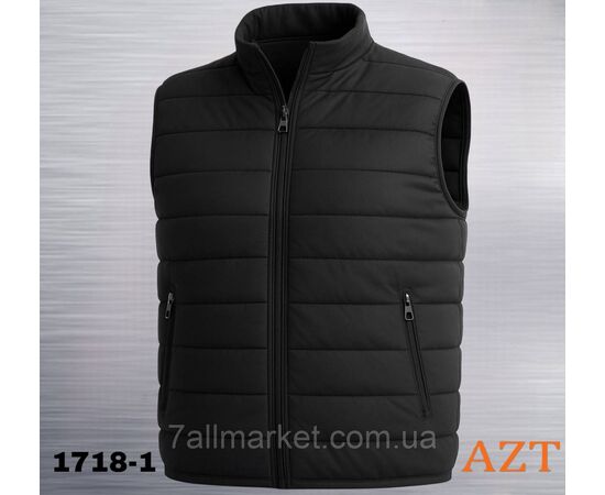 Жилетка демісезонна чоловіча стьобана розміри 46-54 (3кв) "REMAIN" купити недорого від прямого постачальника, зображення 3