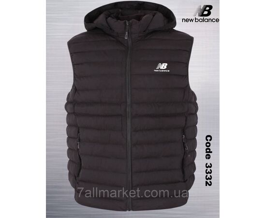 Жилетка чоловіча демісезонна батал New Balance розміри 52-60 (2кв) "REMAIN" купити недорого від прямого постачальника, зображення 2