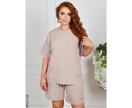 Фотография Спортивний костюм жіночий двонитка напівбатал 48,50,52,54 (10цв) "NOWEMBER" недорого от прямого поставщика, изображение 5