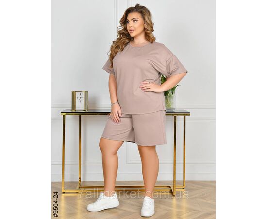 Фотография Спортивний костюм жіночий двонитка батал 54,56,58,60 (4цв) "NOWEMBER" недорого от прямого поставщика, изображение 3