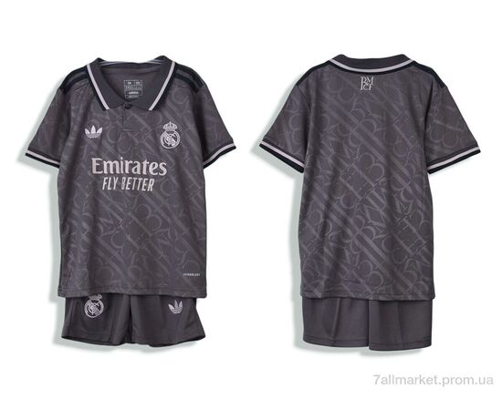 Фотография Спортивный костюм детский Лето 569 Real Madrid сірий (6 шт. р.сетка 24-L) "Presto" недорого оптом от прямого поставщика, изображение 4