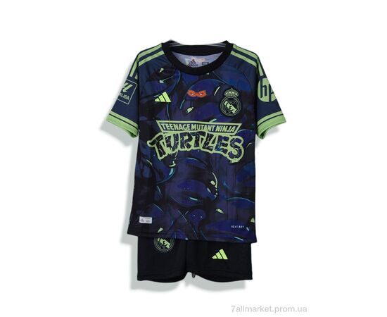 Фотография Спортивный костюм детский Лето 577 MBAPPE синьо-зелений (10 шт. р.сетка 104-176) "Presto" недорого оптом от прямого поставщика, изображение 2