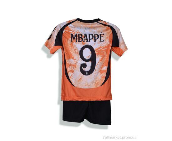 Фотография Спортивный костюм детский Лето 576 MBAPPE помаранчевий (10 шт. р.сетка 104-176) "Presto" недорого оптом от прямого поставщика, изображение 3