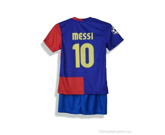 Фотография Спортивный костюм детский Лето 575 Messi синьо-червоний (10 шт. р.сетка 104-176) "Presto" недорого оптом от прямого поставщика, изображение 3