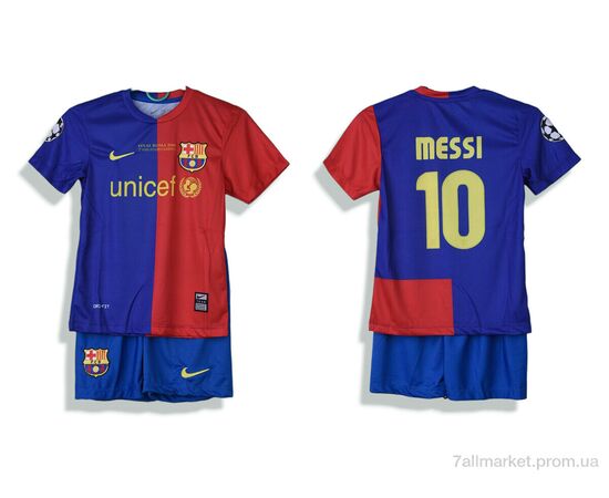 Фотография Спортивный костюм детский Лето 575 Messi синьо-червоний (10 шт. р.сетка 104-176) "Presto" недорого оптом от прямого поставщика, изображение 4