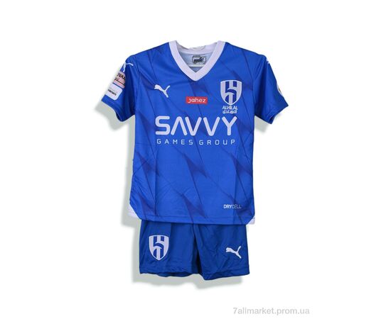 Фотография Спортивный костюм детский Лето 579 Neymar блакитно-білий (8 шт. р.сетка 116-176) "Presto" недорого оптом от прямого поставщика, изображение 2