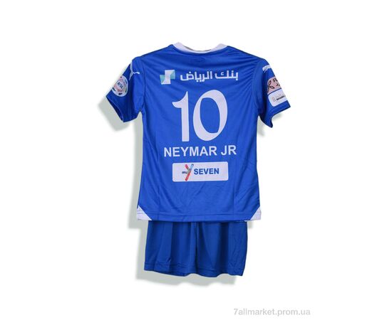 Фотография Спортивный костюм детский Лето 579 Neymar блакитно-білий (8 шт. р.сетка 116-176) "Presto" недорого оптом от прямого поставщика, изображение 3