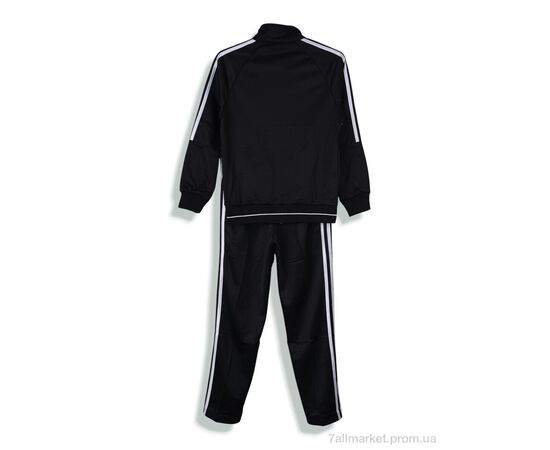 Спортивний костюм дитячий Весна/осінь 565-1 3-смужки чорний (6 шт. р.сітка28-M) "Presto" недорого оптом від прямого постачальника, зображення 2