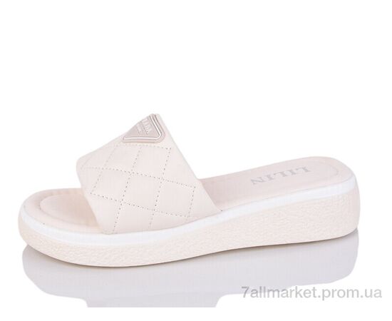 Шльопанці жіночі полегшені Літо 044-6A (8 пар р.36-41) "Lilin" недорого оптом від прямого постачальника, зображення 2