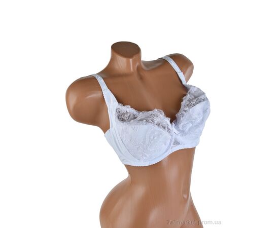 Бюстгальтер Весна/осінь D0168 (12170) white mix чашка D (6 шт. р.сітка75-95) "Obuvok" недорого оптом від прямого постачальника, зображення 2