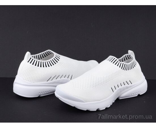 Фотография Кроссовки женские модные Лето 24-125 white-black (8 пар р.36-41) "Violeta" недорого оптом от прямого поставщика, изображение 2