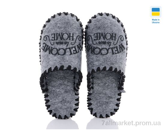 Фотография Тапки женские для дома Весна/осень 245W сірий (9 пар р.36-41) "Active" недорого оптом от прямого поставщика, изображение 2