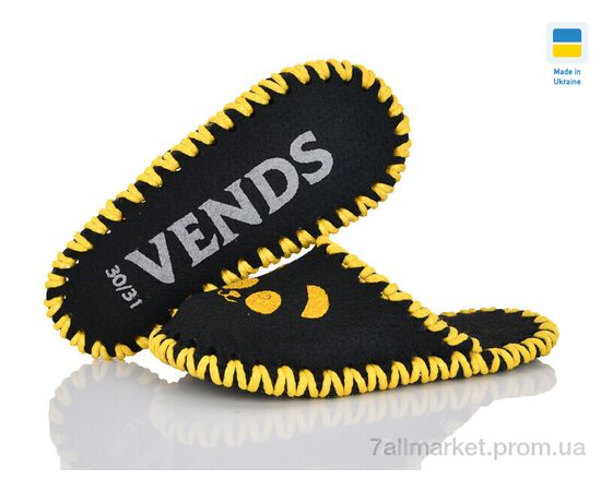 Фотография Тапки детские домашние Весна/осень 038д чорний (9 пар р.30-35) "Active" недорого оптом от прямого поставщика, изображение 2