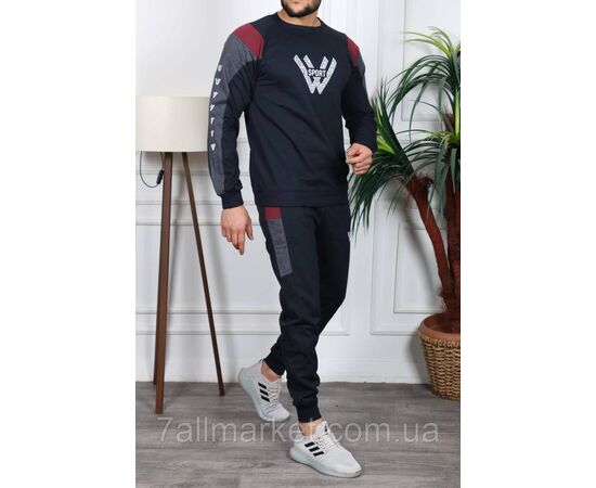 Спортивний костюм чоловічий стильний, розміри S-2XL (2 кв) "MODY" недорого від прямого постачальника, зображення 2