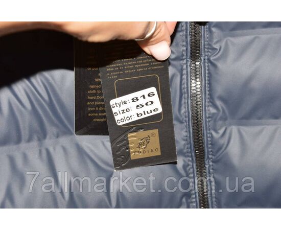 Куртка чоловіча демісезонна стьобана, розміри 48-56 "FUDIAO" недорого від прямого постачальника, зображення 4