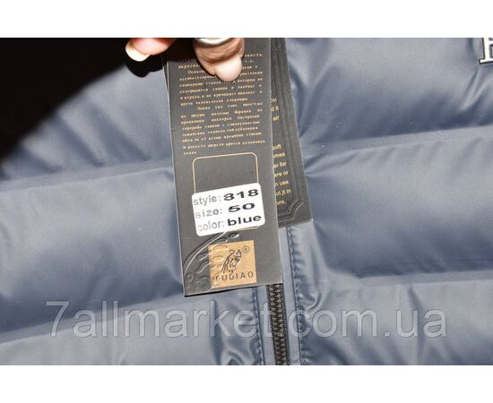 Куртка чоловіча демісезонна стьобана, розміри 48-56 (2кв) "FUDIAO" недорого від прямого постачальника, зображення 2