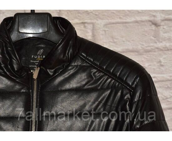 Куртка чоловіча шкірозамінника, на блискавці розміри 48-56 (2кв)"FUDIAO" недорого від прямого постачальника, зображення 5