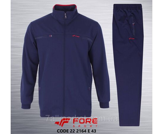 Фотография Спортивный мужской костюм FORE батал размеры 54-62 (11цв)  "REMAIN"недорого от прямого поставщика, изображение 4