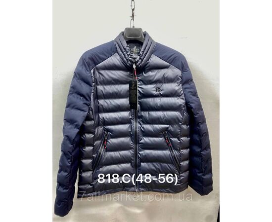 Куртка чоловіча демісезонна стьобана, розміри 48-56 (2кв) "FUDIAO" недорого від прямого постачальника, зображення 5