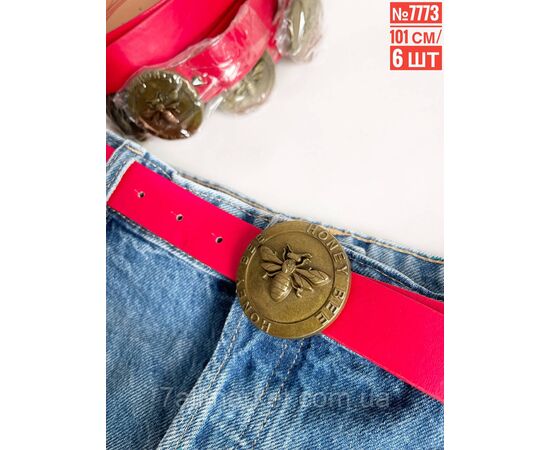 ЖІНОЧИЙ РЕМІНЬ ІЗ СТИЛЬНОЮ ПРЯЖКОЮ ВІД ПРЯМОГО ПОСТАЧАЛЬНИКА "PARTNERS" недорого від прямого постачальника, зображення 2