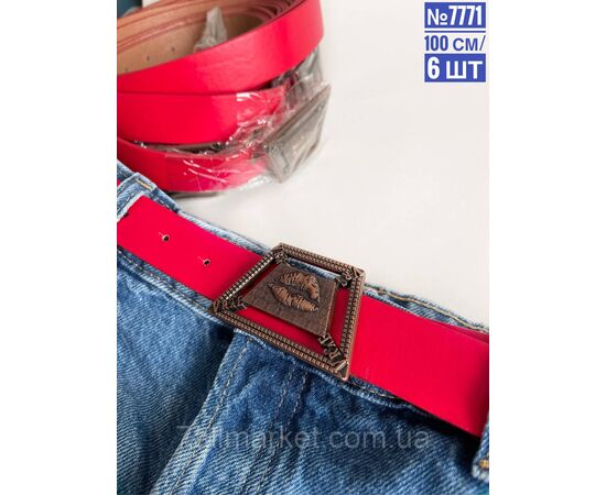 Жіночий ремінь із стильною пряжкою "PARTNERS" недорого від прямого постачальника, зображення 2