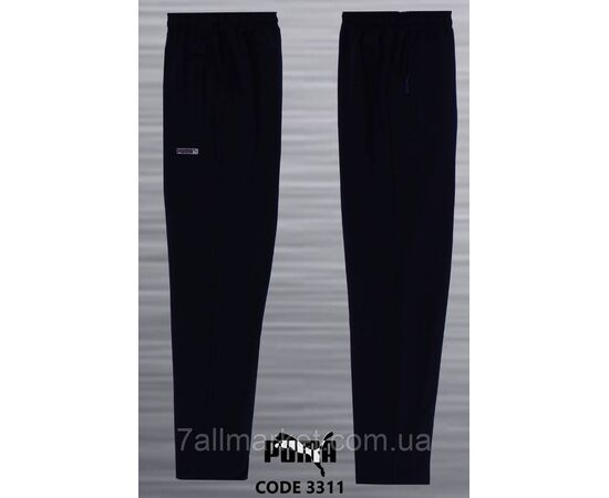 Фотография Спортивные штаны мужские прямые PUMA Супер батал размеры 6XL-10XL (2цв)"REMAIN" недорого от прямого поставщика, изображение 2