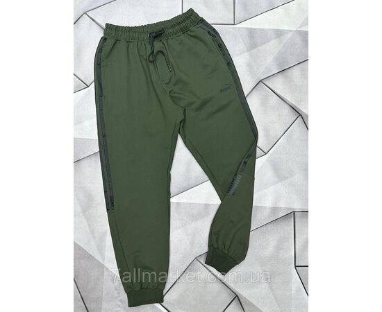 Фотография Спортивные штаны мужские на манжете PUMA размеры S-2XL (4цв) "MACCALI" недорого от прямого поставщика, изображение 2