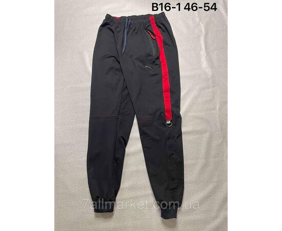 Фотография Спортивные штаны мужские на манжете размеры 46-54(4цв) "NICOLAS" недорого от прямого поставщика, изображение 4