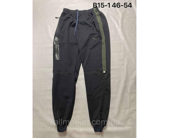 Фотография Спортивные штаны мужские на манжете размеры 46-54(4цв) "NICOLAS" недорого от прямого поставщика, изображение 3