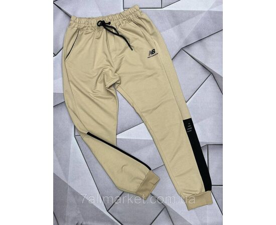 Фотография Спортивные штаны мужские на манжете NB размеры S-2XL (4цв) "MACCALI" недорого от прямого поставщика, изображение 3