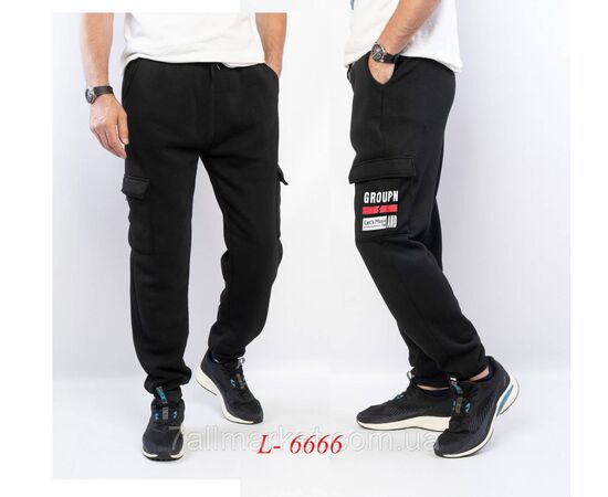 Фотография Спортивные штаны мужские манжет/на байке р-ры M- 3XL (46- 54) (3цв) "NICOLAS" недорого от прямого поставщика, изображение 3