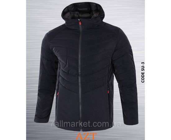 Куртка чоловіча демісезонна з капюшоном р-ри 42-50 (5 кв) "REMAIN" недорого від прямого постачальника, зображення 3