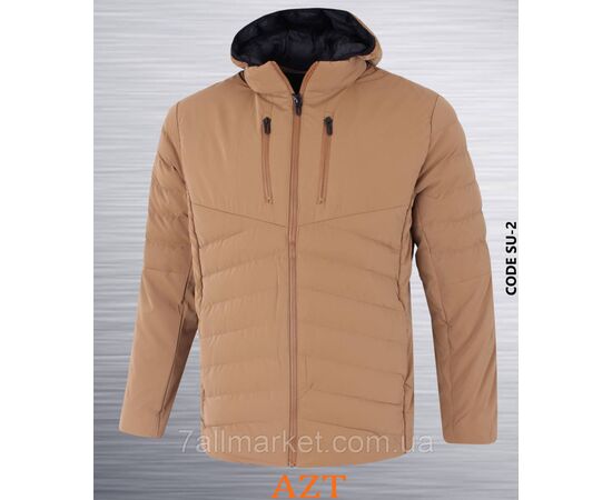 Куртка чоловіча демісезонна з капюшоном р-ри 44-52 (6кв) "REMAIN" недорого від прямого постачальника, зображення 4