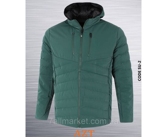 Куртка чоловіча демісезонна з капюшоном р-ри 44-52 (6кв) "REMAIN" недорого від прямого постачальника, зображення 3