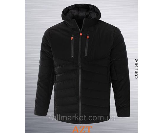 Куртка чоловіча демісезонна з капюшоном р-ри 44-52 (6кв) "REMAIN" недорого від прямого постачальника, зображення 5