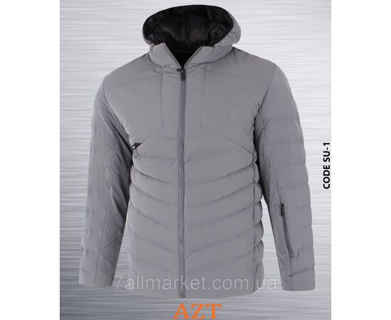 Куртка чоловіча демісезонна з капюшоном р-ри 44-52 (5кол) "REMAIN" недорого від прямого постачальника, зображення 2