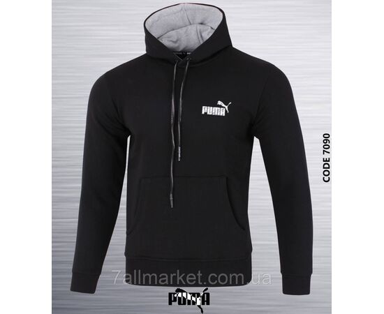 Батник-худі чоловічий PUMA батал розміри 2XL-6XL (3кв) "REMAIN" недорого від прямого постачальника, зображення 2