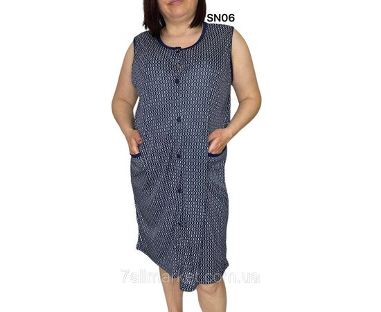 Халат жіночий домашній р-ри 52-60 (мікс кв)"NICOLAS" купити недорого від прямого постачальника, зображення 2