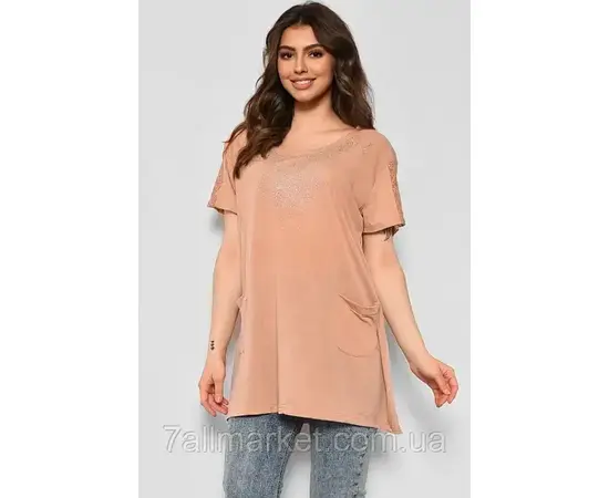 Фотография Туника женская летняя/батал размеры 5XL-8XL (микс цв) "NICOLAS" недорого от прямого поставщика, изображение 6